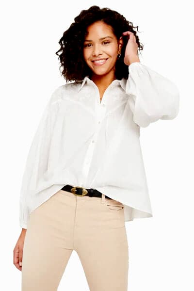 Classic White Button Shirt