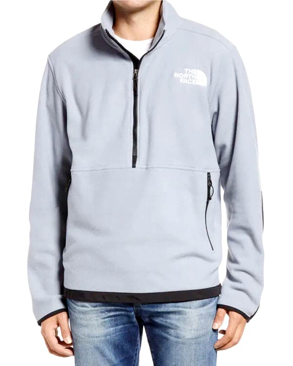 Grey Fleece Half-Zip Pullover
