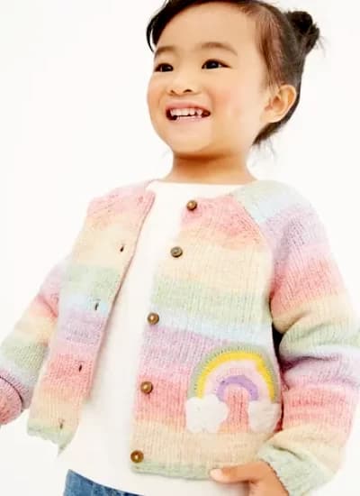 Kids Pink Yellow Jacket