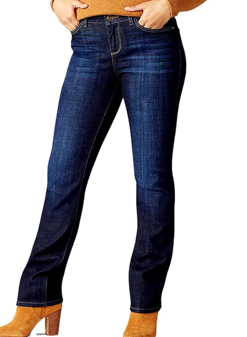 Trendy Dark Wash Denim