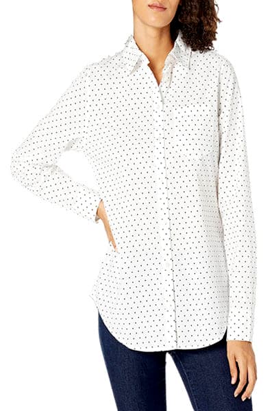 White Polka Dot Shirt